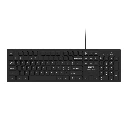 Port Connect Tough Office USB Keyboard – Black